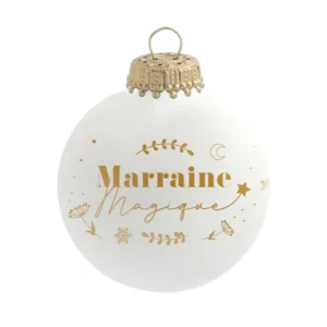 Boule de Noël Ma marraine magique