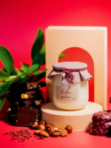 De Jolies Choses - Ateliers Levenez - Bougie parfumée Rocher Praliné