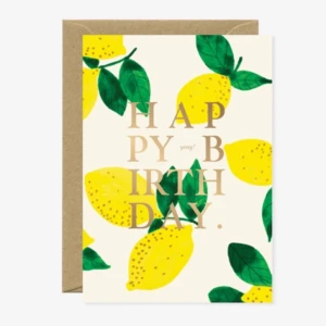 De Jolies Choses - Carte anniversaire citrons - ATWS