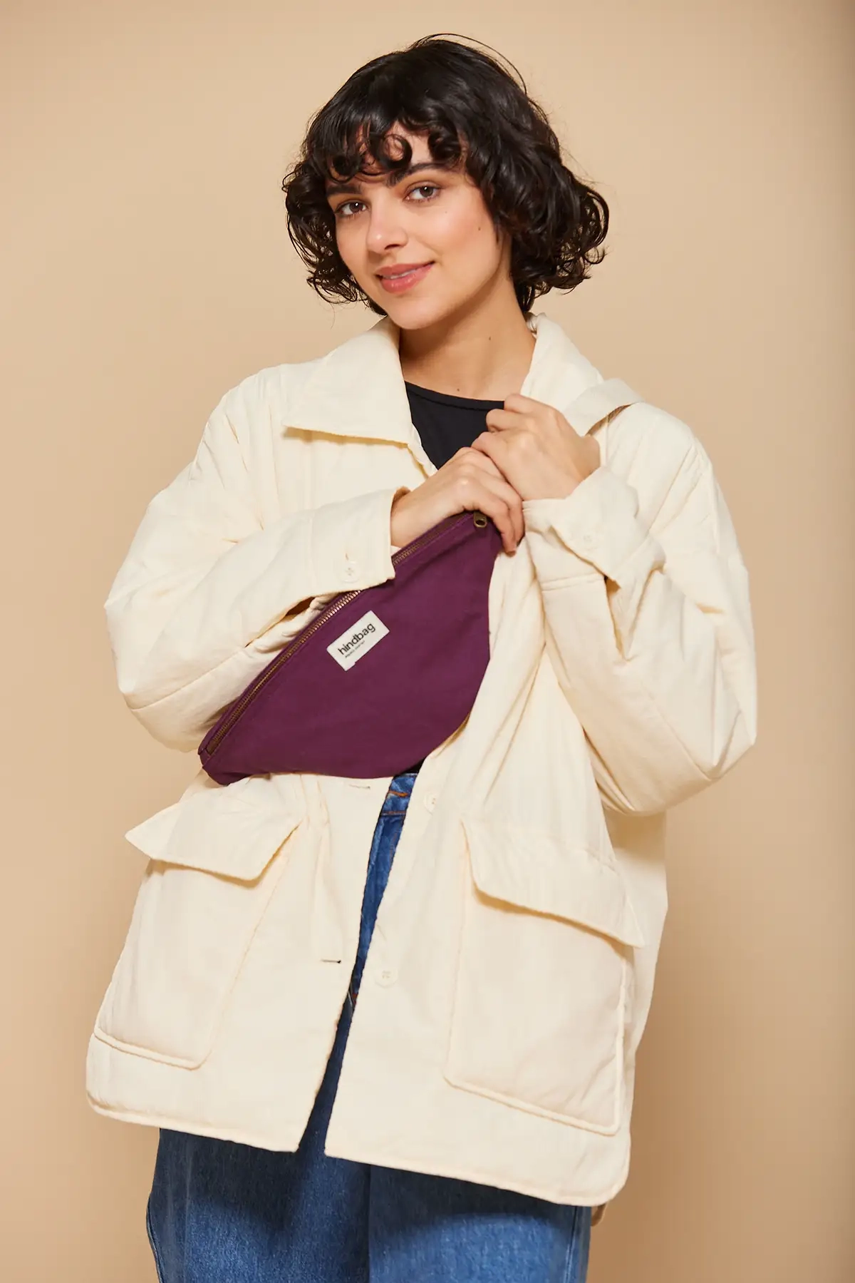 Sac Banane Olivia Prune – Image 2