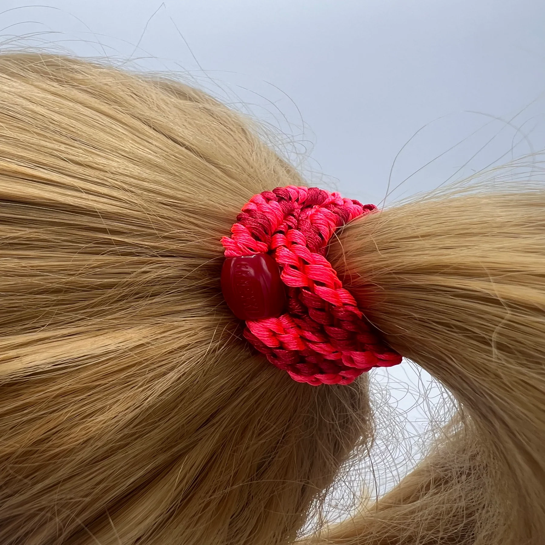 De Jolies Choses - Kknekki Bracelet Elastique multi rouge rose fluo