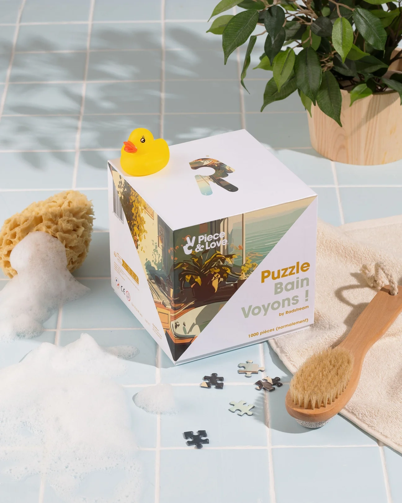 De Jolies Choses - Piece and love - Puzzle Bain voyons !