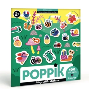 De Jolies Choses - Poppik - Gommettes Petites Bêtes 2+ 
