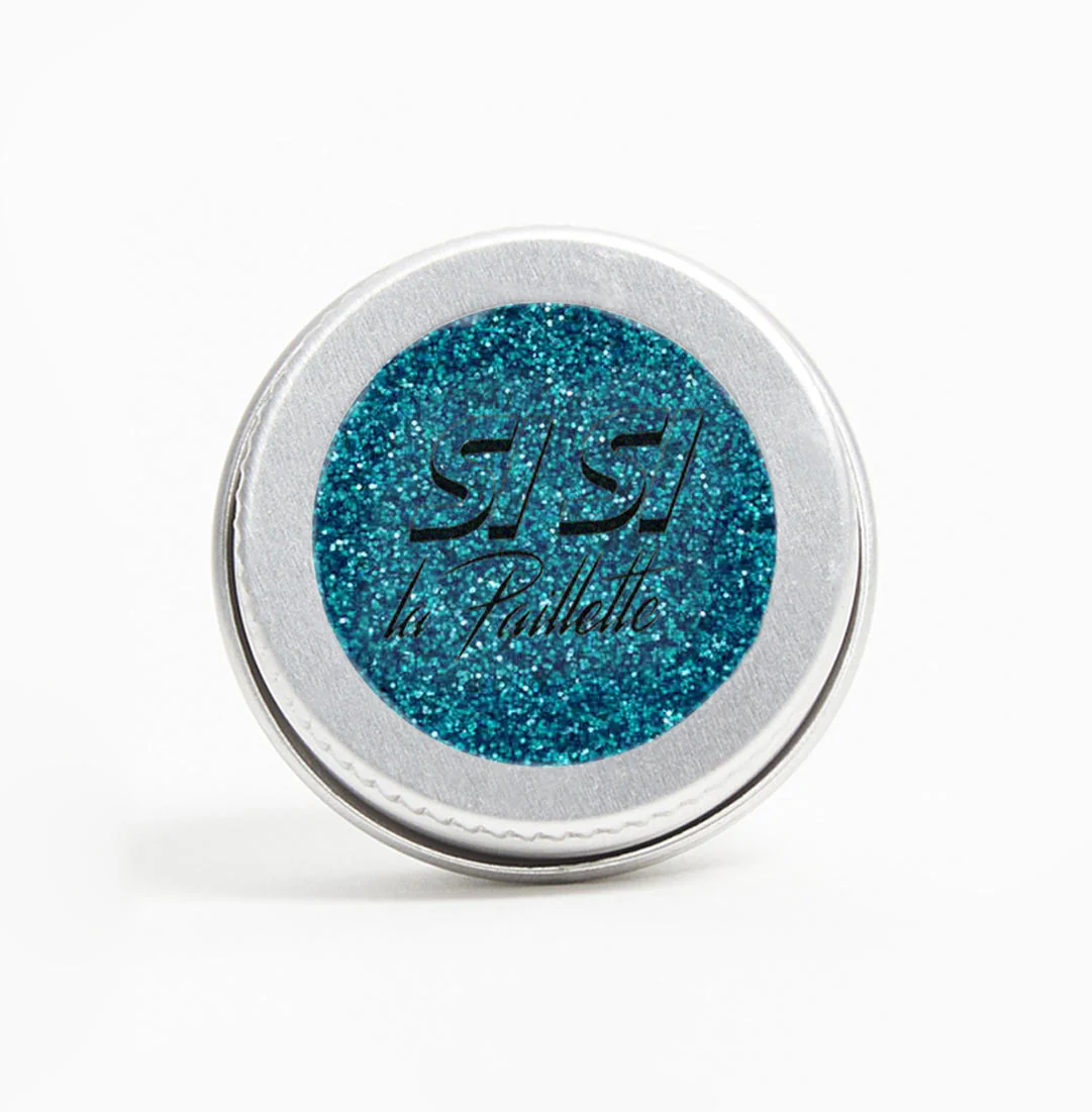 Paillettes turquoise fines standard V2