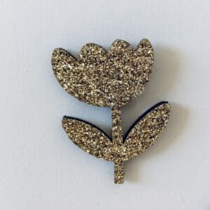 Pin's en paillettes - Fleurs
