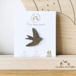 Pin's en paillettes Hirondelle 2- Les petites hirondelles - De Jolies Choses