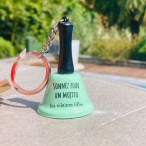 Porte-clés clochette Sonnez pour un mojito