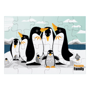Puzzle 24 Pièces Famille Pingouin
