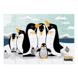 Puzzle 24 Pièces Famille Pingouin