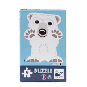 Puzzle 9 Pièces Ours Polaire