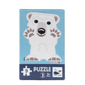Puzzle 9 Pièces Ours Polaire