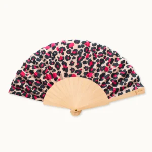 Eventail Néon Léopard