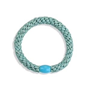 Kknekki Bracelet vert argenté pailleté