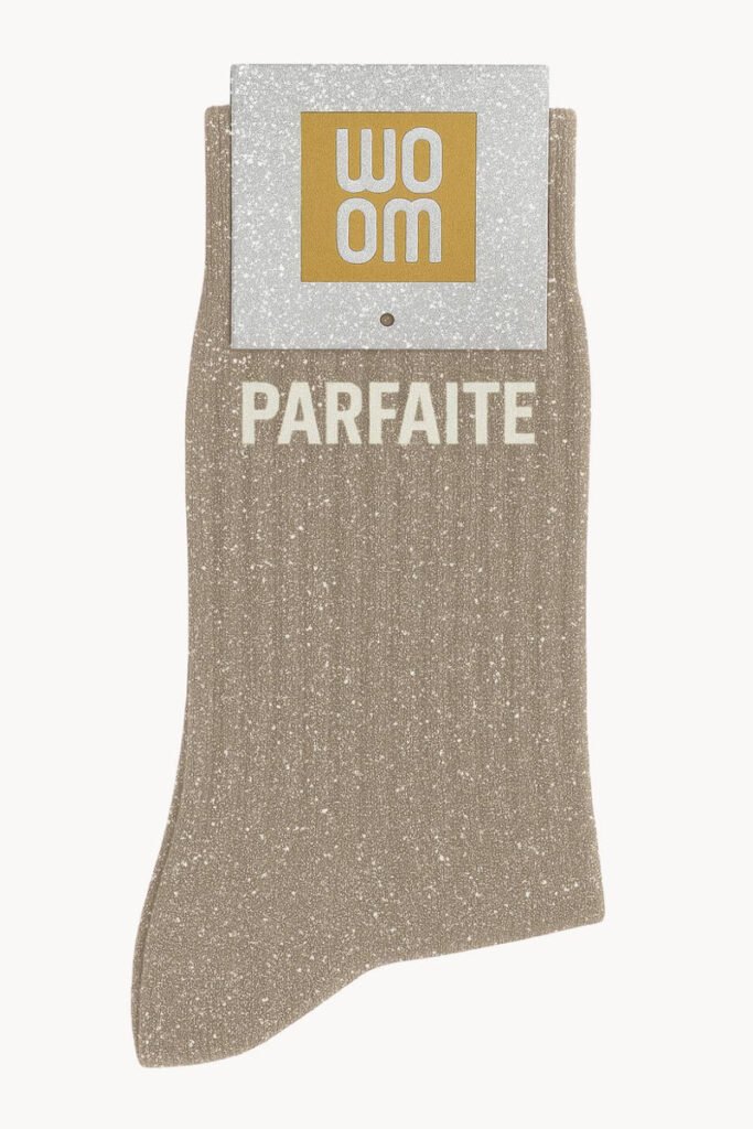 Chaussettes à Paillettes - PARFAITE Beige
