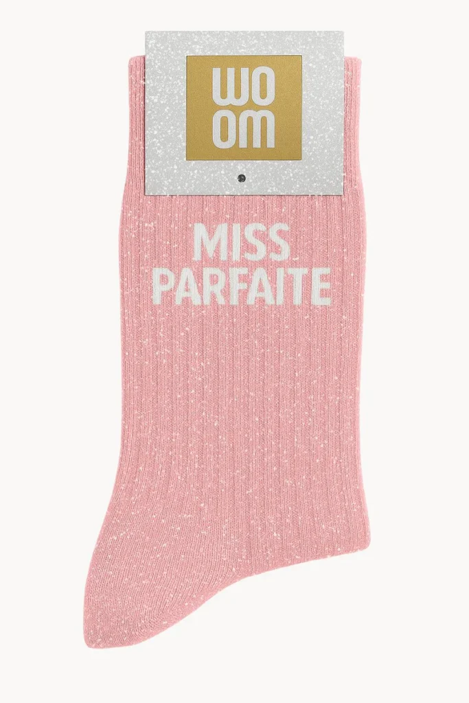 Chaussettes à Paillettes - MISS PARFAITE Rose