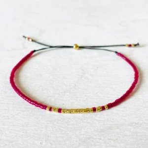 Bracelet framboise or