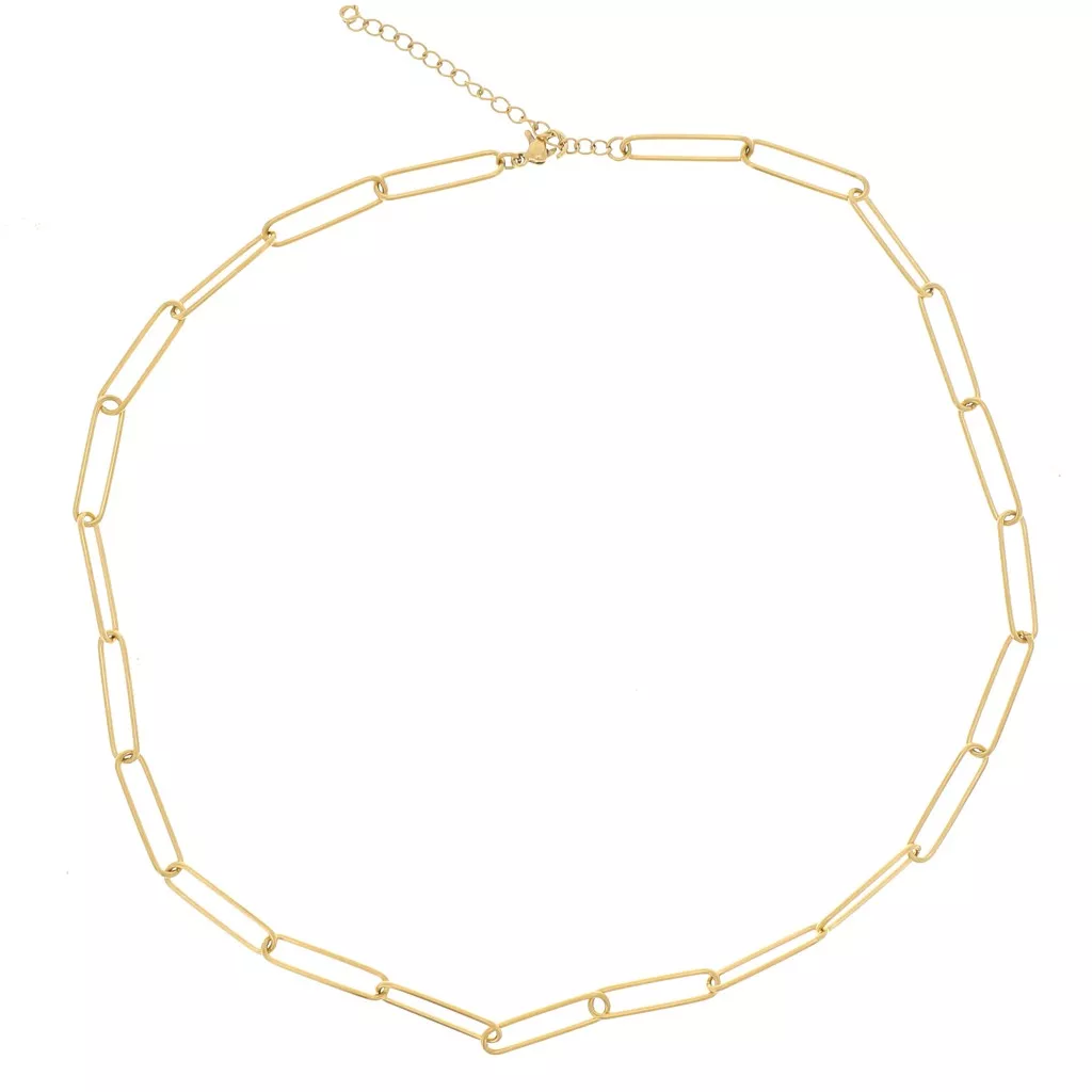 Collier maille rectangle