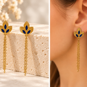 Boucles d’oreilles Laëti Trëma JARI Bleu