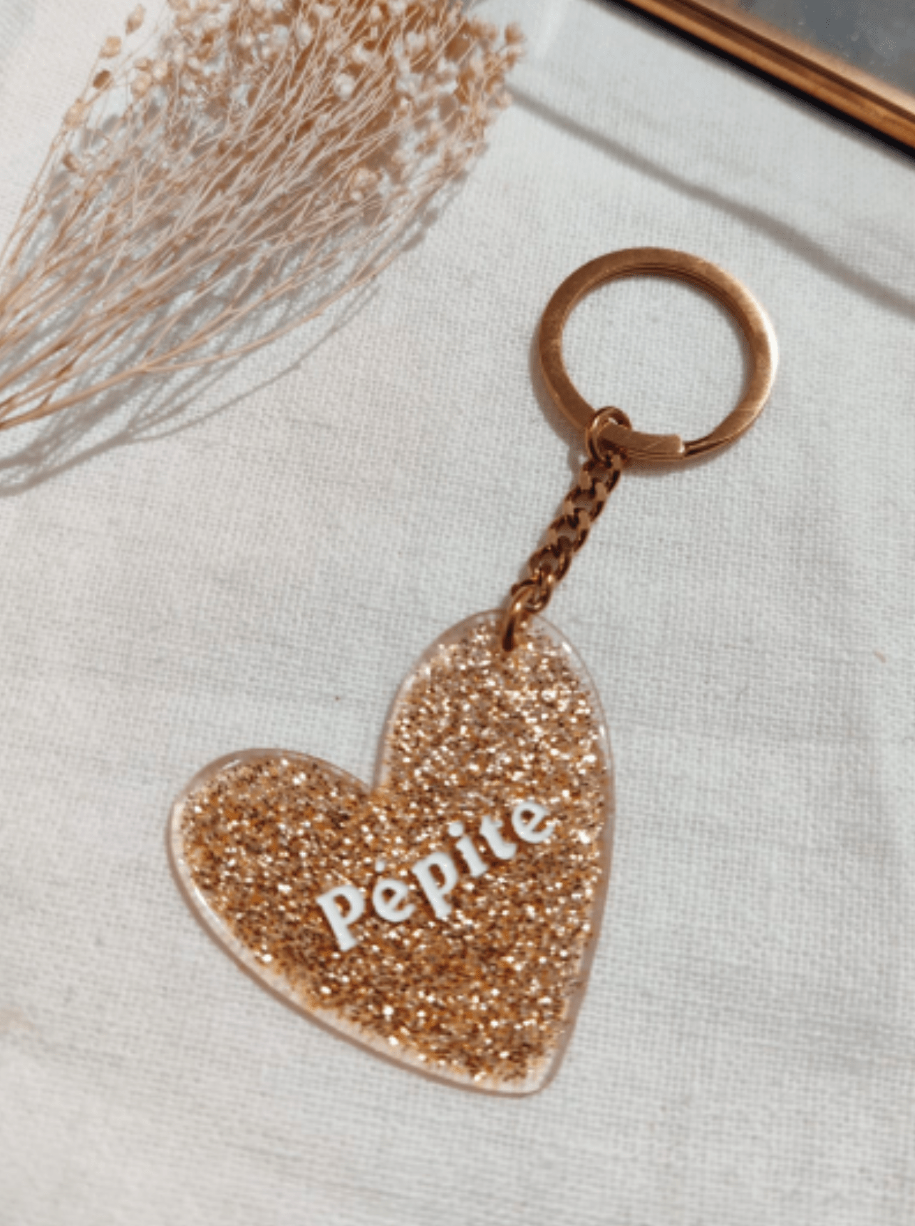 Porte-Clés Pépite doré