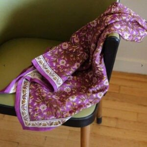 Grand Foulard Scarlett Purple