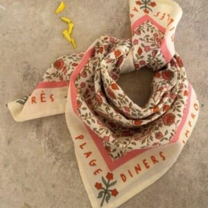 Petit Foulard Rosa Sorbet d'été