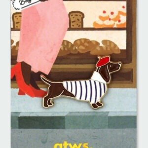 Pin's teckel little frenchie