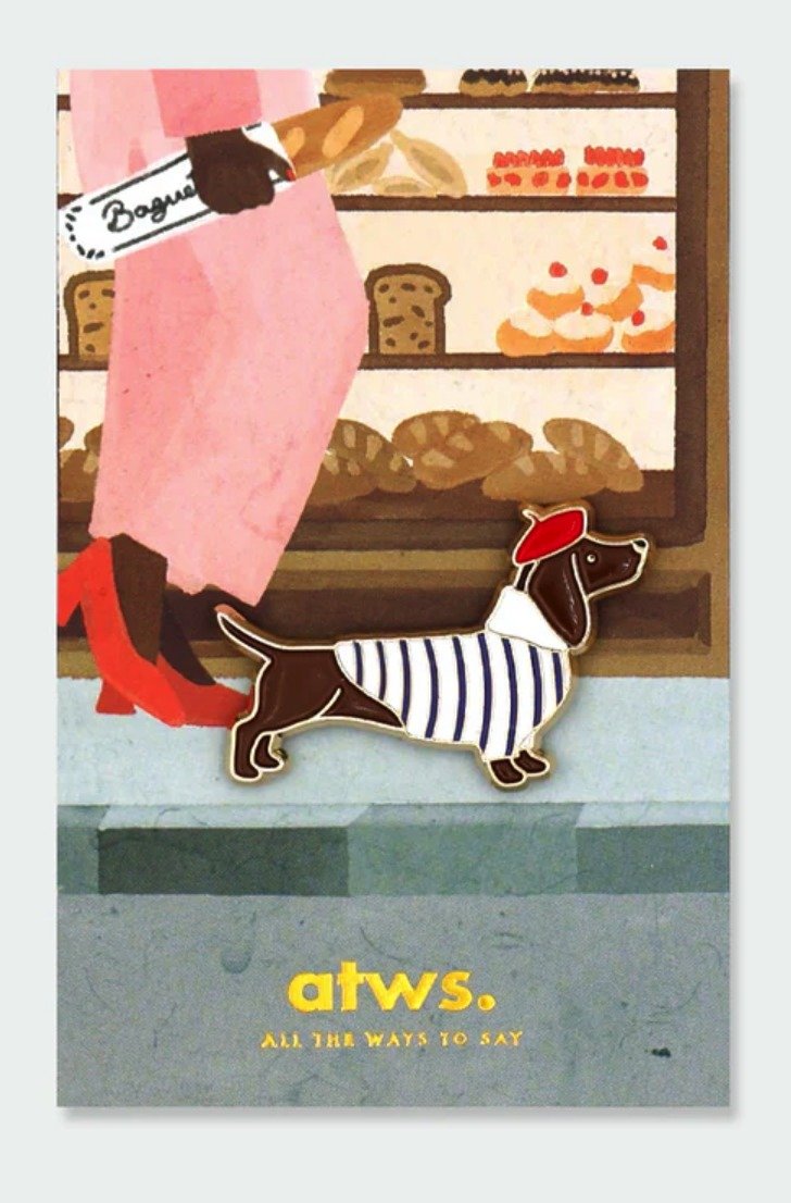 Pin's teckel little frenchie