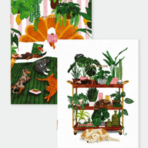 Notebook A6 duo pets & plants