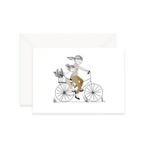 Carte balade a vélo fille