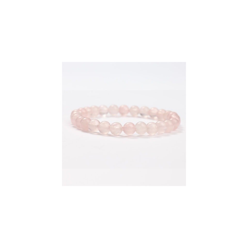 Bracelet pierre naturelle quartz rose