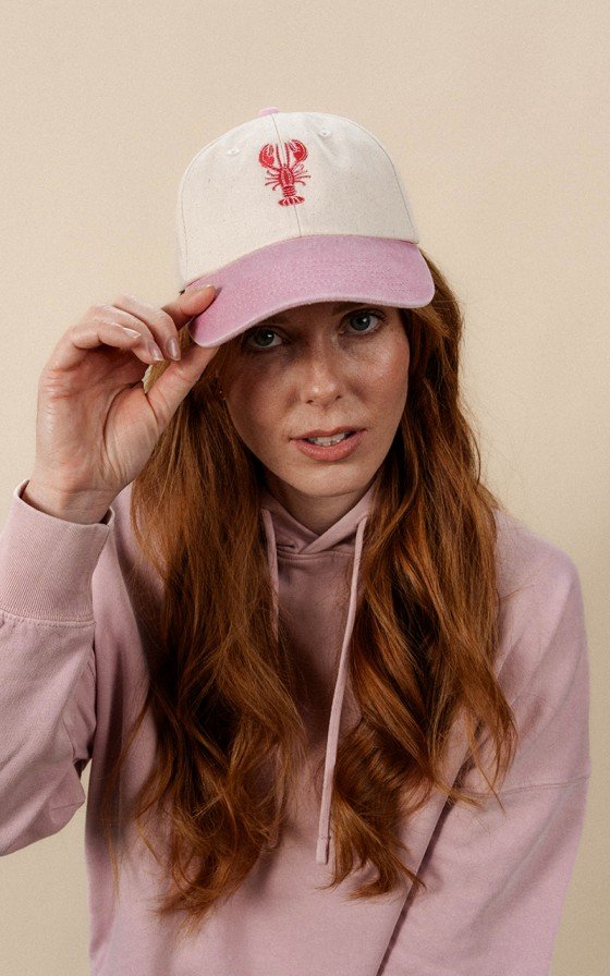 Casquette New Homard Rose