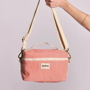 lunch bag rouge rayure