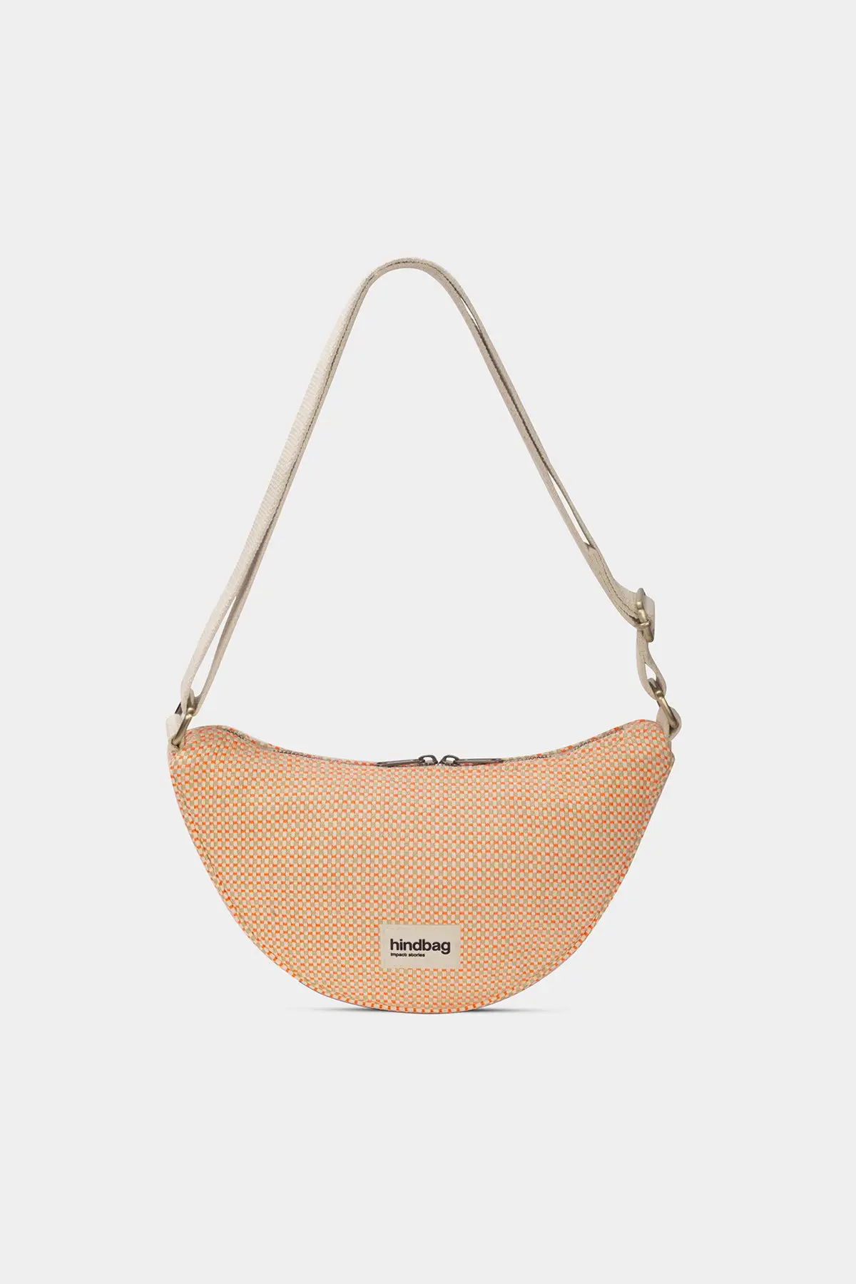Sac bandoulière Andrea Tressage corail