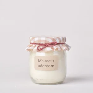 Bougie Ma soeur adorée