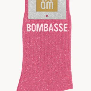 Chaussettes à Paillettes BOMBASSE Rose