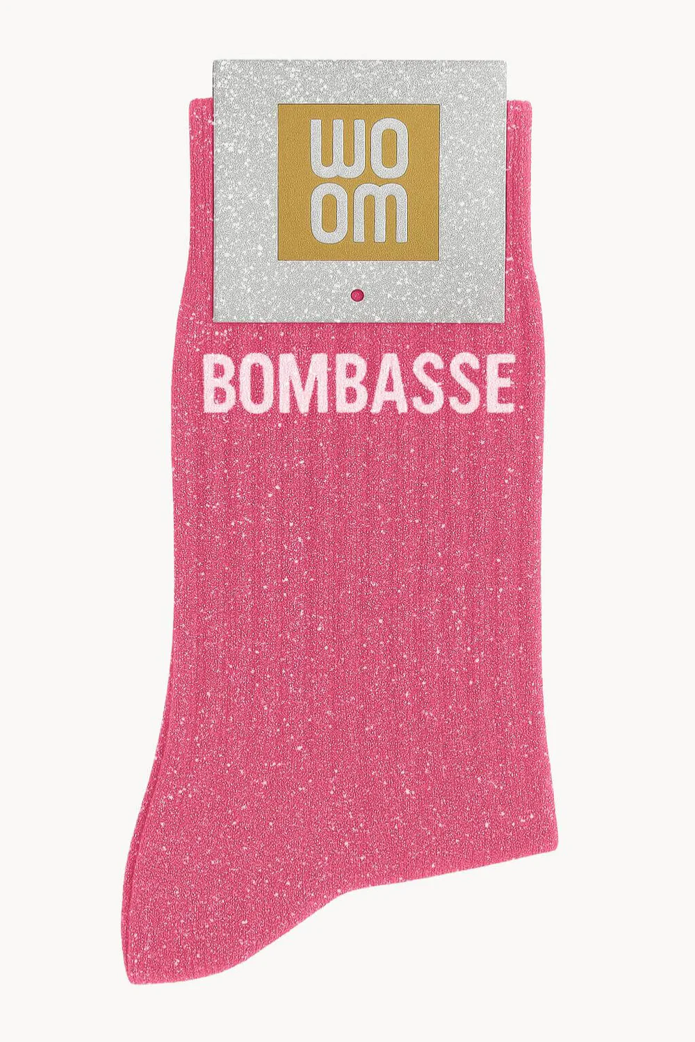 Chaussettes à Paillettes BOMBASSE Rose