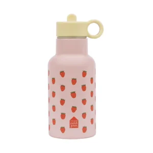 Petite gourde isotherme "Les fraises"