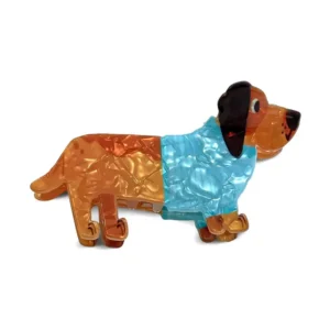 Pince à cheveux Chien saucisse