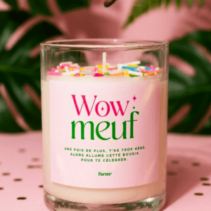 Wow meur - La bougie Pamplemousse & Lilas