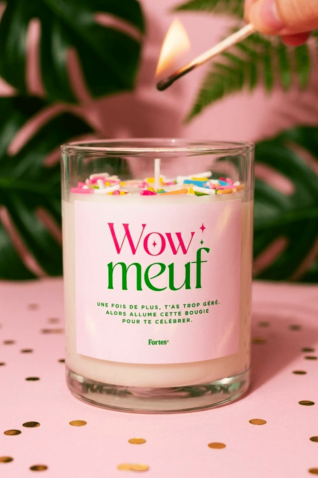 Wow meur - La bougie Pamplemousse & Lilas