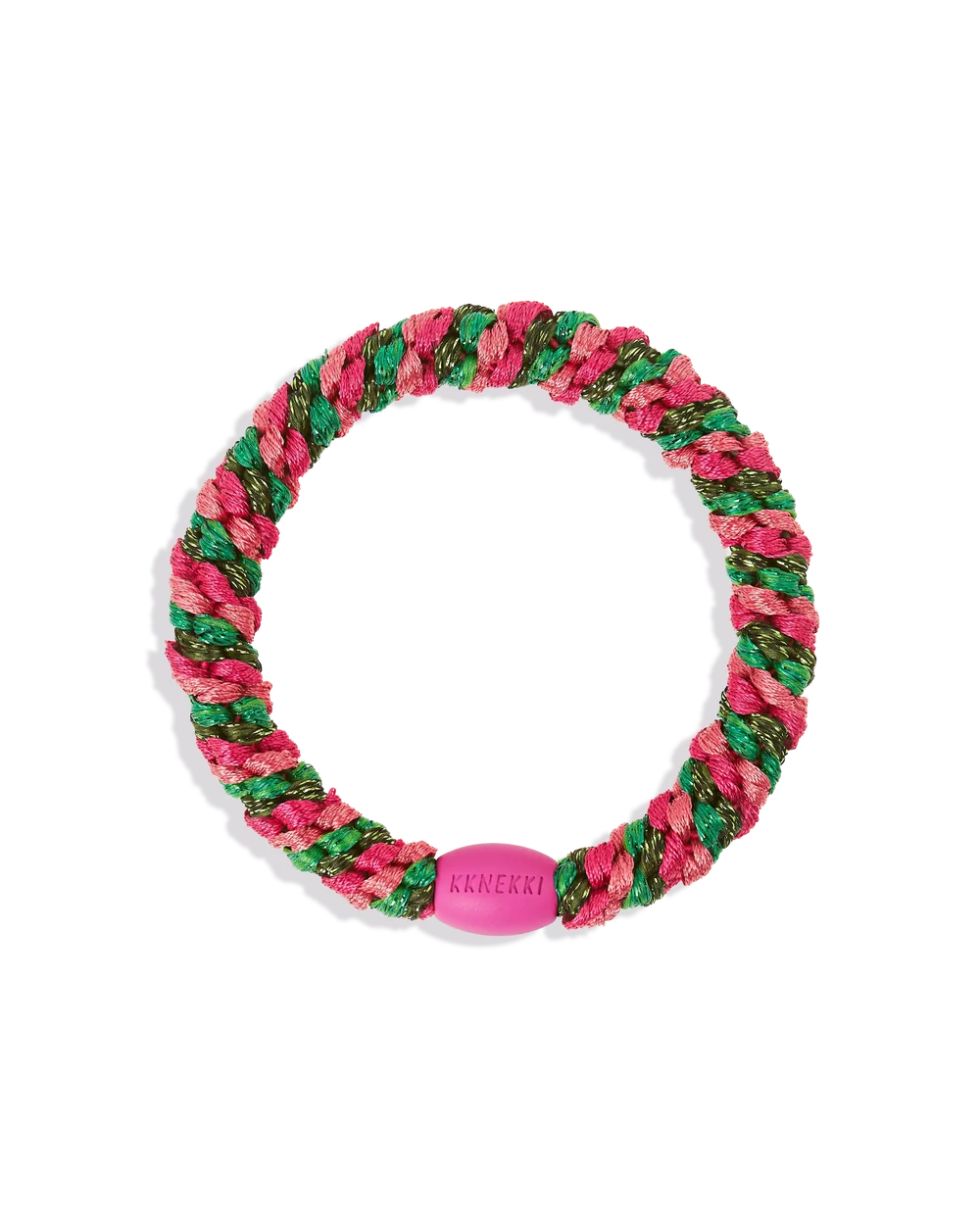Kknekki fushia vert pailleté