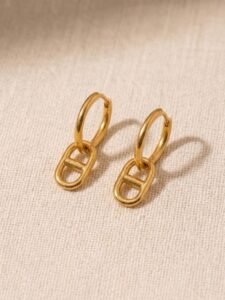 BO mini créole dorée maille marine